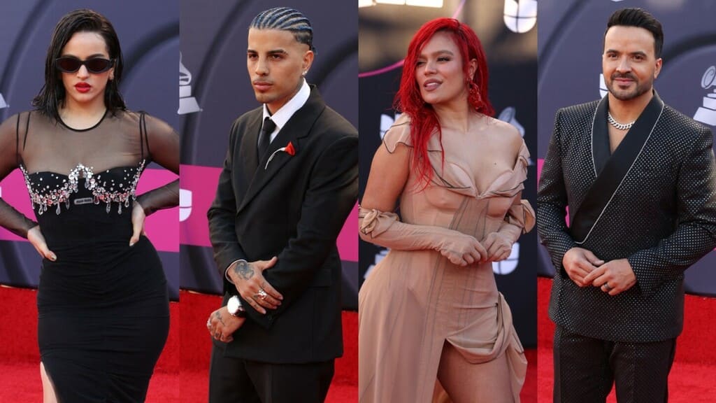 Latin Grammys 2022 Red Carpet Fashion Look of Celebrities