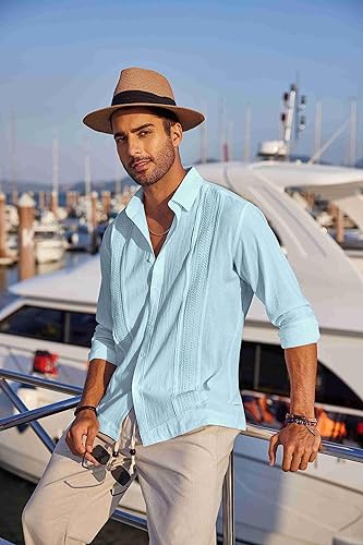 Men's Linen Shirts for Beach Weddings
