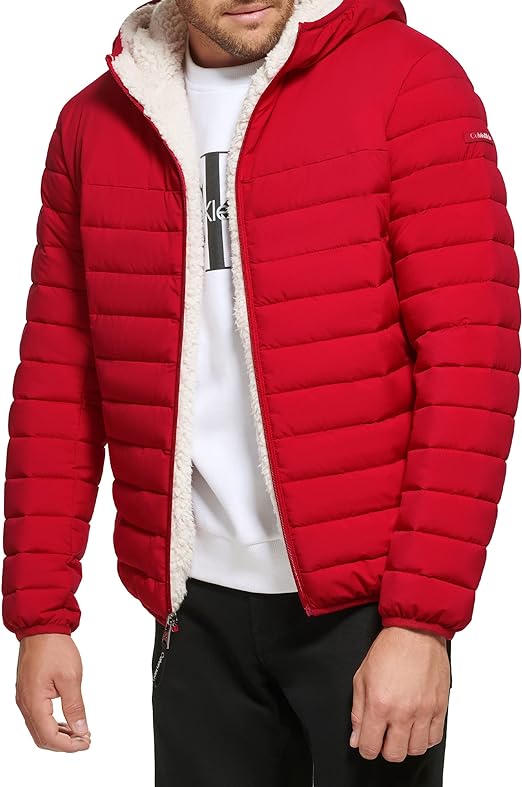 Calvin Klein Men's Hooded Winter Coat