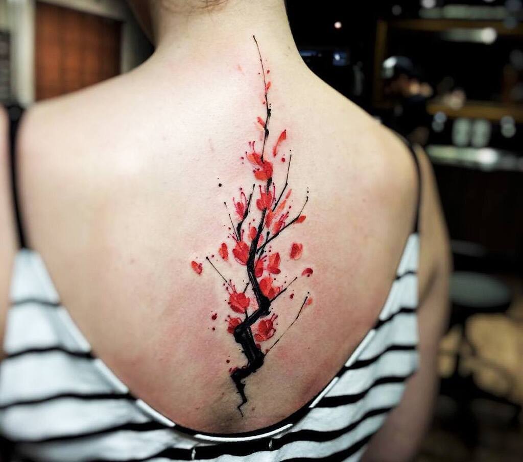 cherry blossom tattoo