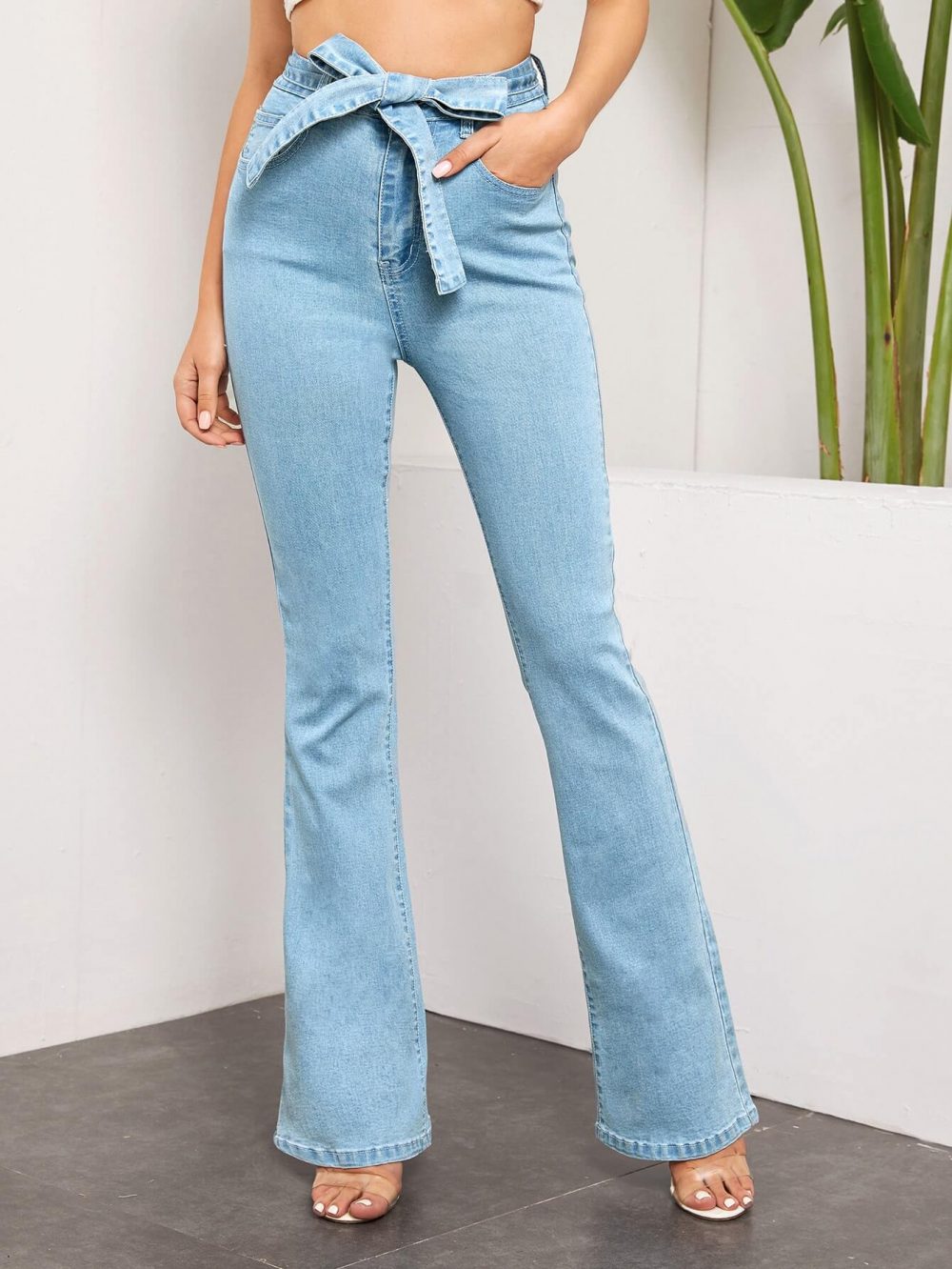 High Waisted Flare Jeans