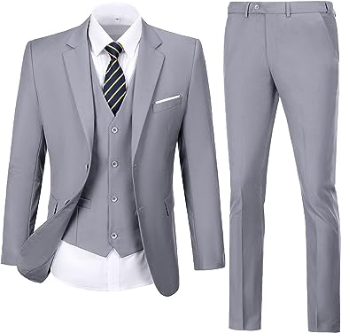 Light Gray Suit Graduation Outfits for Guys