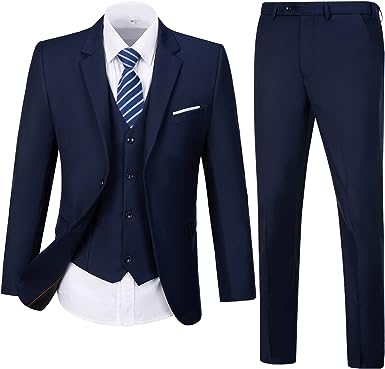 Navy Suit Graduation Outfits for Guys